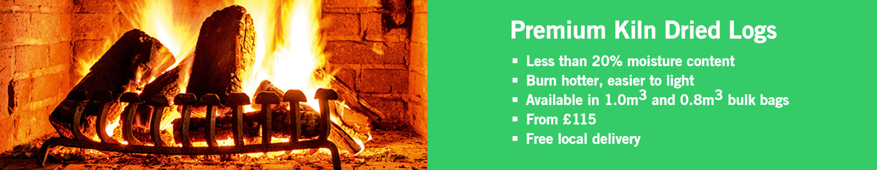 Kiln Dried Logs in Horsham Photo and information about Kiln Dried Logs in Horsham.